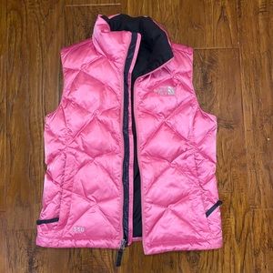 Hot pink Northface Vest